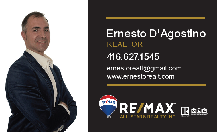 Ernesto D'Agostino REALTOR® — RE/MAX All-Stars Realty Inc., Brokerage